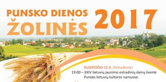 PUNSKO DIENOS – ŽOLINĖS 2017