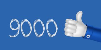 Facebook 9000 LIKE