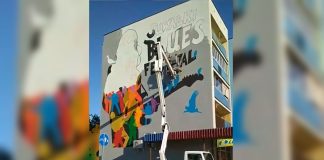 Naujas gatvės menas prie Noniewicza gatvės – susijęs su Blues Festival Suvalkuose