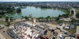 Pramogų ir sporto salė – atidarymas rugpjūčio mėnesį