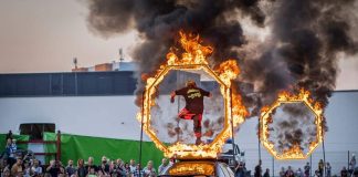 Monstrų sunkvežimių šou Suvalkijoje – nepamirštamas adrenalino kupinas reginys!