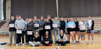 Nuspręsta dėl Suvalkų vidurinės mokyklos badmintono komandinio čempionato