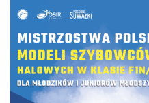 Lenkijos uždarų patalpų sklandytuvų modeliavimo čempionatas ir OSiR 50-mečio taurė Suvalkuose