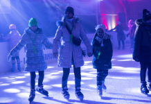 Savivaldybės ledo čiuožyklos atidarymas Suvalkų 11-ojoje pagrindinėje mokykloje