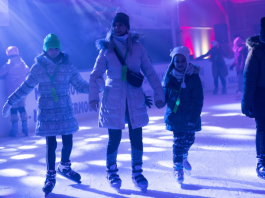Savivaldybės ledo čiuožyklos atidarymas Suvalkų 11-ojoje pagrindinėje mokykloje