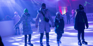 Savivaldybės ledo čiuožyklos atidarymas Suvalkų 11-ojoje pagrindinėje mokykloje