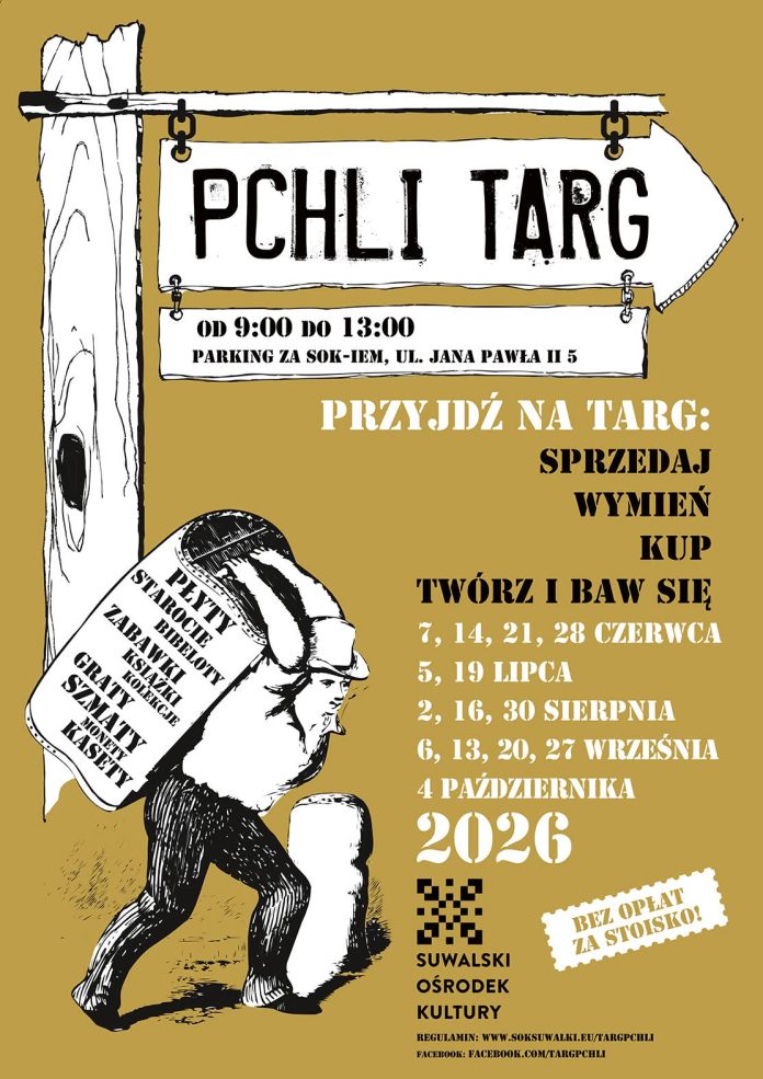 2026 m. Suvalkų blusų turgus: renginio tvarkaraštis ir taisyklės