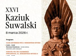 XXVI Suwałki Kaziuko vyks 2026 m. kovo 8 d. XXVI Suwałki Kaziuko vyks 2026 m. kovo 8 d.