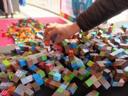 Velykinės kaladėlės Suvalki Plaza aikštėje Velykinės kaladėlės Suvalki Plaza aikštėje