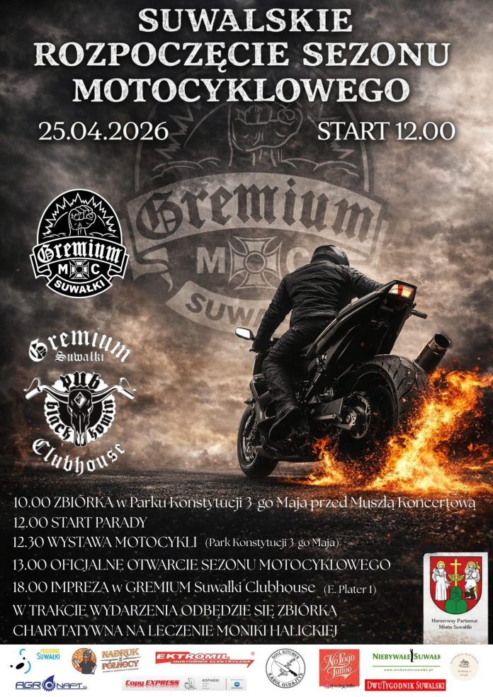 Motociklų sezono pradžia Suvalkuose 2026 m. balandžio 25 d.