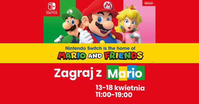 "Nintendo" žaidimų zona "Suwałki Plaza" iki balandžio 18 d.