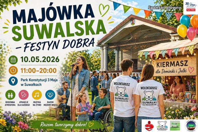 Gegužės 10 d. Suvalkų Gegužės 1-osios šventė - Geros valios festivalis Gegužės 3-iosios Konstitucijos parke