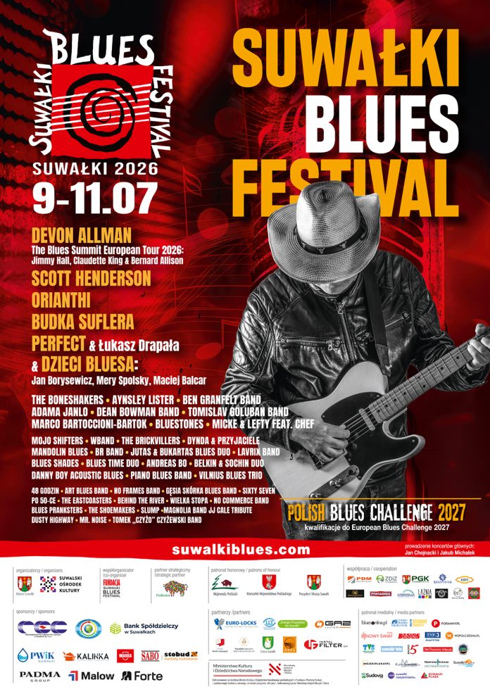 Suwałki Blues Festival 2026 – liepos 9–11 d. Suvalke Suwałki Blues Festival 2026 – liepos 9–11 d. Suvalke