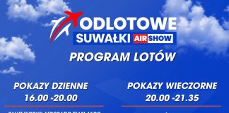 Įspūdingas „Suwałki AIR SHOW 2026“: informacija apie programą ir bilietus Įspūdingas „Suwałki AIR SHOW 2026“: informacija apie programą ir bilietus